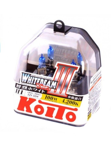 Галогенные лампы Koito Whitebeam III H1 4200K (пара)