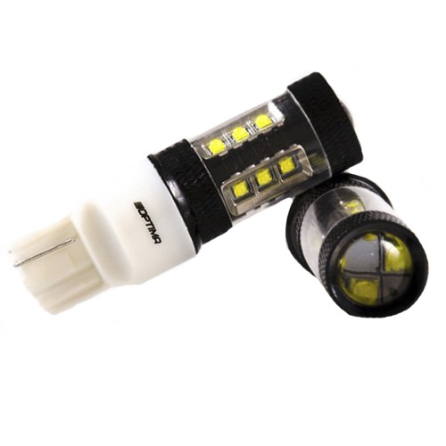 Optima LED лампа Premium W21W cree 5100K 80W 24V (пара)