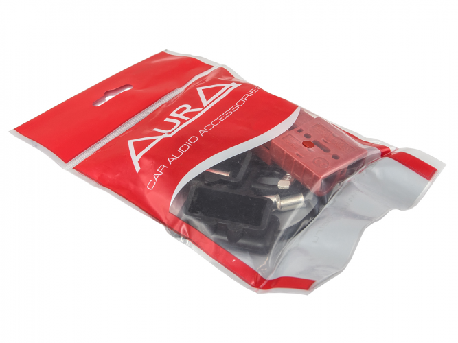 Быстросъемные терминалы для подключения питания AuRa BTP-QD6R красный (2шт)