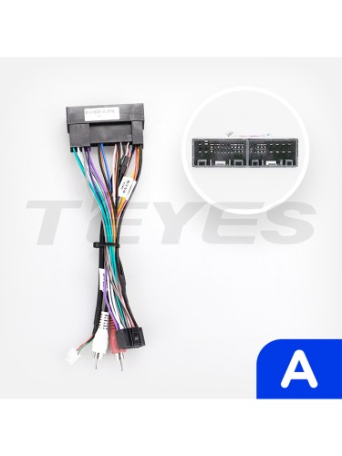 Установочный комплект Teyes для Hyundai Elantra 6 2016-2018 9" (Вариант A) авто с монохромным дисплеем