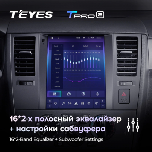 Штатная магнитола Teyes TPRO 2 Nissan Tiida C11 DS 2004-2013