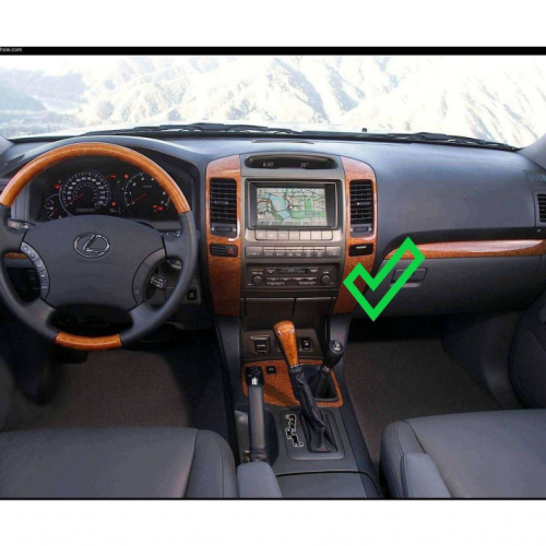 Штатная магнитола Teyes X1 Wi-Fi + 4G 9" для TLC Prado, Lexus GX 2002 - 2009 (для авто с монитором)