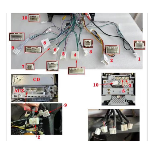 Штатная магнитола Teyes X1 Wi-Fi + 4G 9" для TLC Prado, Lexus GX 2002 - 2009 (для авто с монитором)