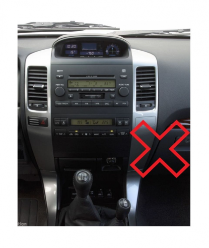 Штатная магнитола Teyes X1 Wi-Fi + 4G 9" для TLC Prado, Lexus GX 2002 - 2009 (для авто с монитором)