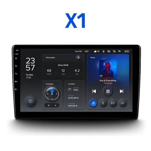 Штатная магнитола Teyes X1 Wi-Fi + 4G Toyota Alphard H10 2002-2005 9" (F1) (4+64G)