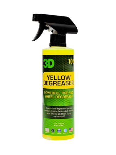 3D Yellow Degreaser - удалитель тормозной пыли и жирных пятен c покрышек 0,48л