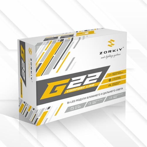 Zorkiy BI-LED линзы G22 Max Comfort - белый оттенок (v.2606)