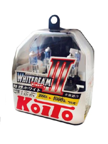 Галогенные лампы Koito Whitebeam III H27W/2 4000K (пара)