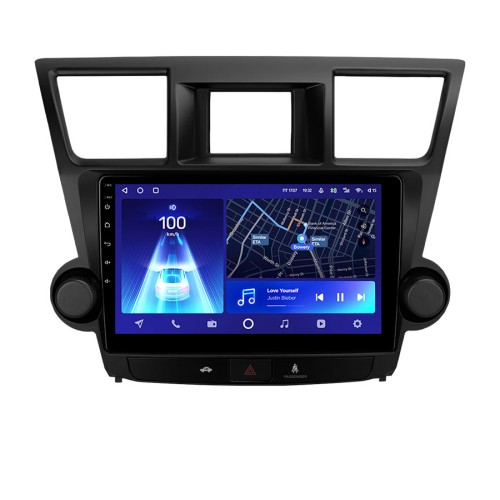 Штатная магнитола Teyes X1 Wi-Fi + 4G Toyota Highlander 2 XU40 2007-2013 10" (F2) (2+32Gb)