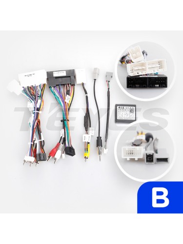 Установочный комплект Teyes для Hyundai Elantra 6 2016-2018 9" (Вариант B) авто со штатным цветным экраном