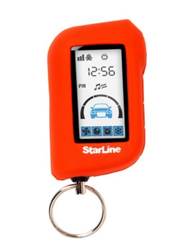 Чехол силиконовый для брелка StarLine A63/A93, A66/A96 красный