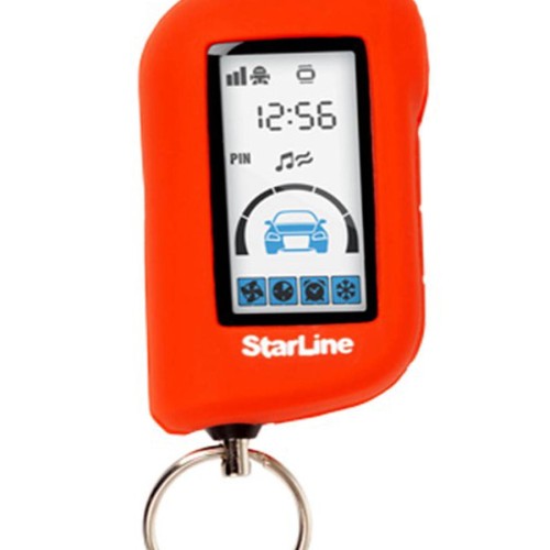 Чехол силиконовый для брелка StarLine A63/A93, A66/A96 красный