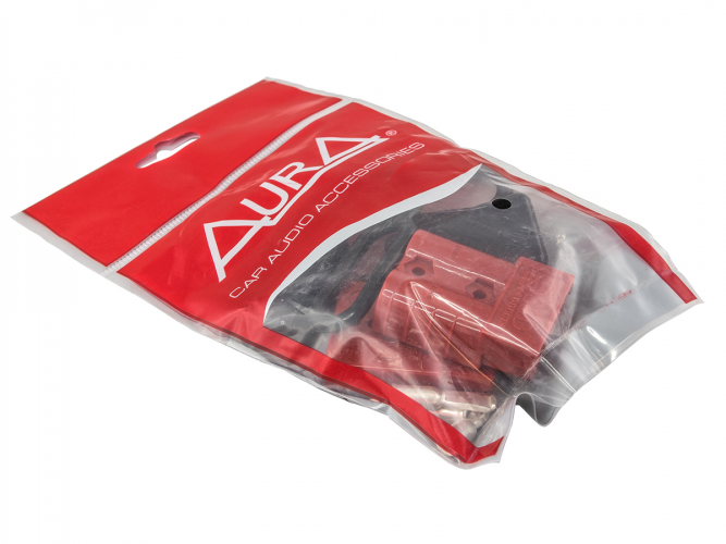 Быстросъемные терминалы для подключения питания AuRa BTP-QD8R красный (2шт)