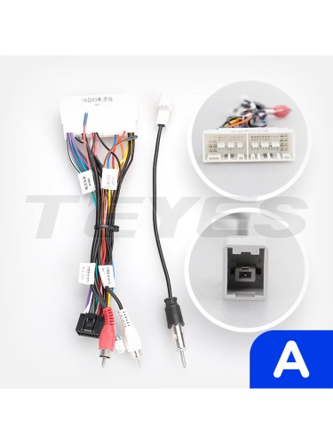 Установочный комплект Teyes для Hyundai Elantra 6 2018-2020 9" (Вариант A) авто с монохромным дисплеем