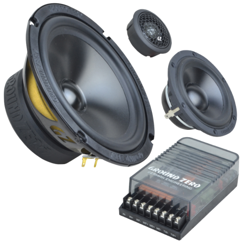 Ground Zero GZRC 165.3SQ 3-х полосная компонентная акустика 16,5 см (комплект)