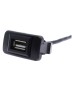 USB разъем в штатную заглушку для Toyota до 2010