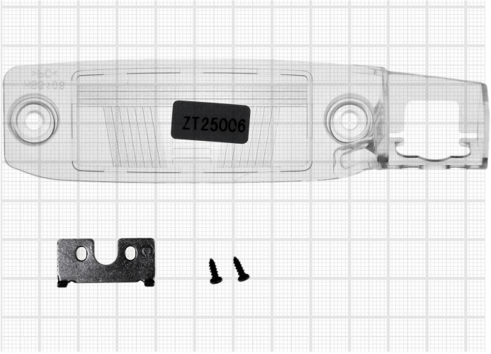 CAM-KISP3b адаптер в подсветку номера Kia Sportage (2010+) / X-Line