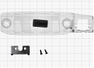 CAM-KISP3b адаптер в подсветку номера Kia Sportage (2010+) / X-Line