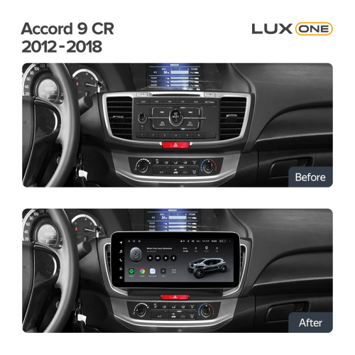 Установочный комплект Teyes Тиайс LUX ONE для Honda Accord 9 CR 2012-2018 12.3″