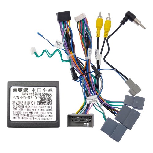 Комплект проводов для установки в Honda 2012 - 2021 (осн, ант, мультируль, CAN, CAM, USB)