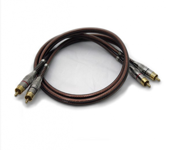 Dynamic State RCX-1.2 SERIES 3 Сигнальный кабель RCA, 2-х канальный, длинна 1м, никелированные RC