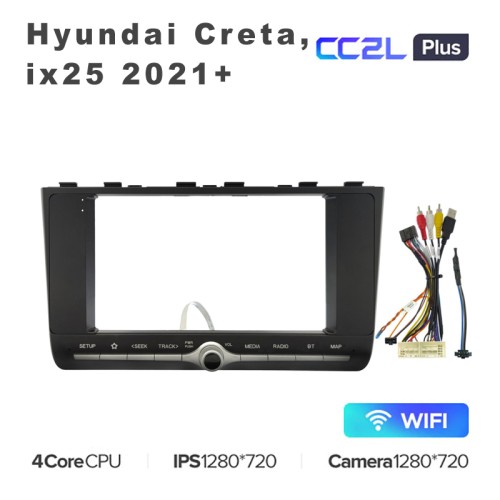 Штатная магнитола Teyes CC2L Plus 9" для Hyundai Creta, ix25 2021+