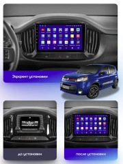 Штатная магнитола Teyes CC3 2K Fiat Uno 2014-2020 9"