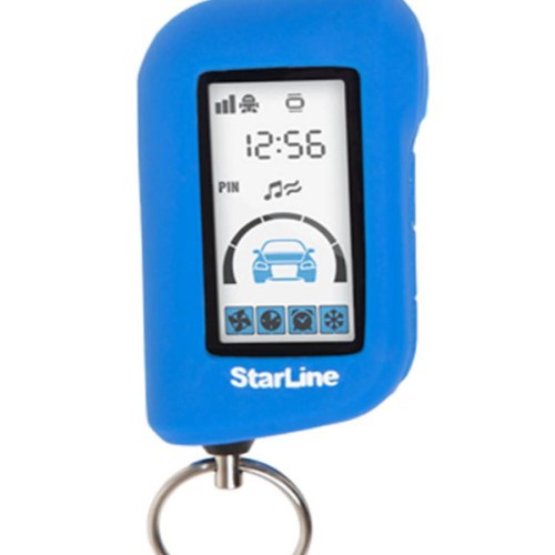 Чехол силиконовый для брелка StarLine A63/A93 синий