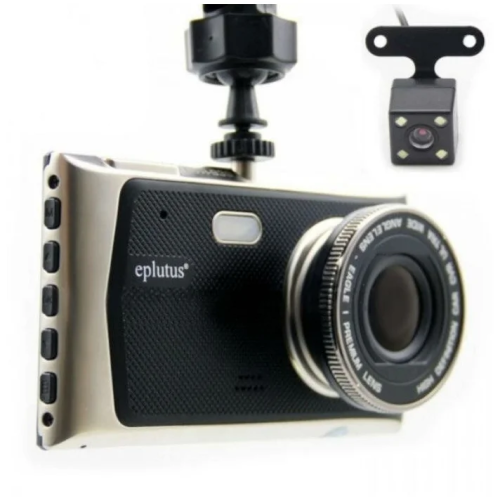 Видеорегистратор с 2-мя камерами Eplutus DVR-939