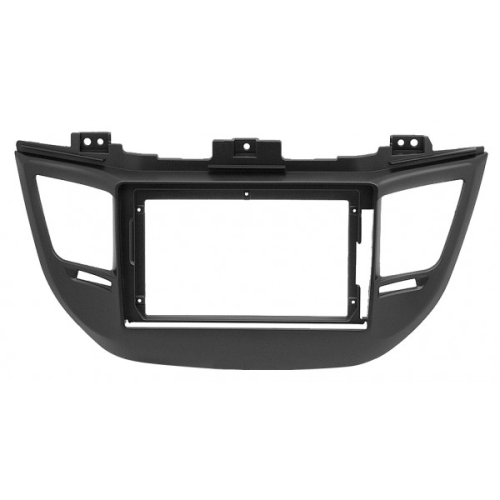 Переходная рамка для установки автомагнитолы HYUNDAI Tucson 2015-2018 (Чёрная) 9&quot;