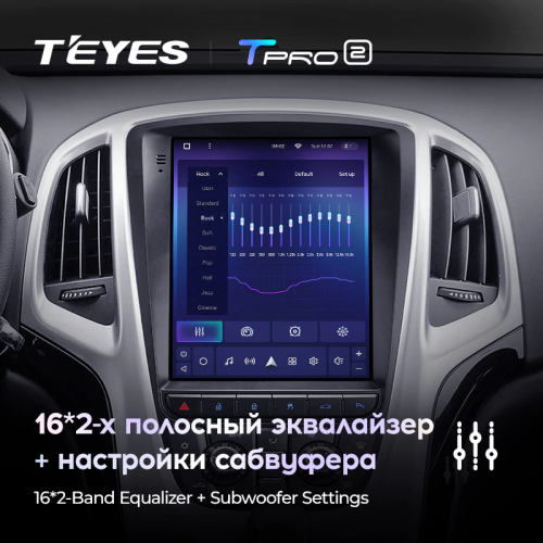 Штатная магнитола Teyes TPRO 2 Buick Excelle 2 2009-2015 / Opel Astra J (DS) 2009-2017