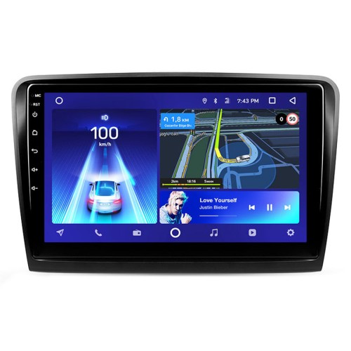 Штатная магнитола Teyes CC2 Plus Skoda Superb 2 B6 2008-2015 10.2&quot;