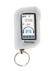 Чехол силиконовый для брелка Starline A63/A93, A66/A96 белый