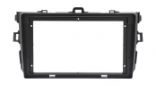 Рамка для установки в Toyota Corolla Axio, Fielder 2006-2013 (чёрная) 9" дисплея