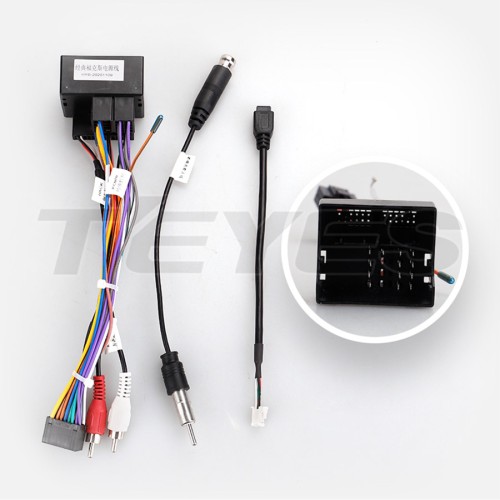 Установочный комплект Teyes Тиайс для Ford Focus 2 Mk 2 2004-2011 9" (F2) авто с климат-контроль black