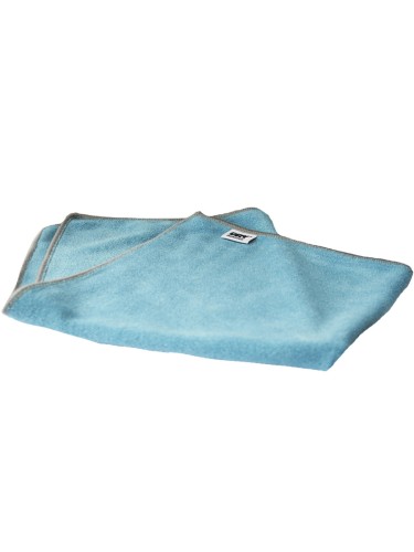 Dry Monster - микрофибра с коротким плотным ворсом 40х40см, 350гр/м, голубой серый оверлок