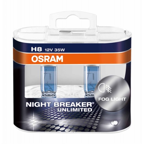 Галогенные лампы Osram Night Breaker Unlimited H8 3800K