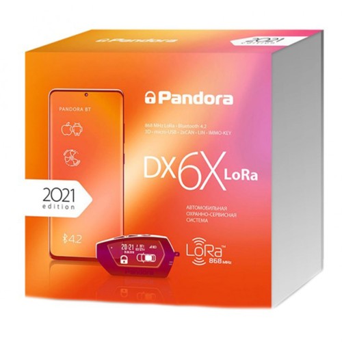 Автосигнализация Pandora DX-6X LoRa