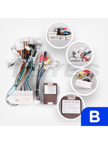 Установочный комплект Teyes для Lexus ES ES200 ES250 ES300h ES350 XV60 VI 6 2012-2018 9" (Вариант B) управление ГУ круглой шайбой