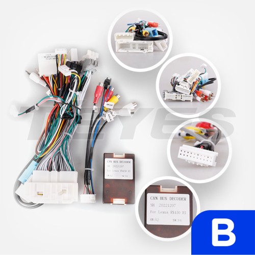 Установочный комплект Teyes для Lexus ES ES200 ES250 ES300h ES350 XV60 VI 6 2012-2018 9" (Вариант B) управление ГУ круглой шайбой