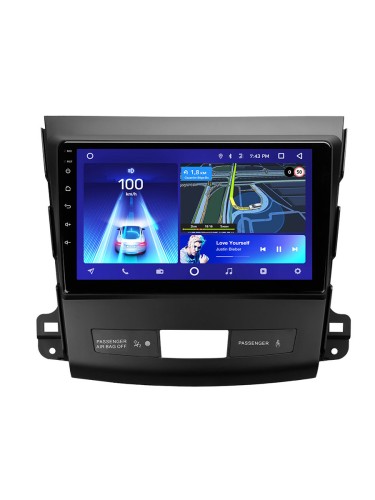 Штатная магнитола Teyes X1 Wi-Fi + 4G Mitsubishi Outlander 2 2005-2013 / Citroen C-Crosser 2007-2013 / Peugeot 4007 CW0W 2007-2012 9" (2+32Gb) (Вариант B)
