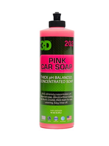 3D Pink Car Soap - концентрированный шампунь 0,48л