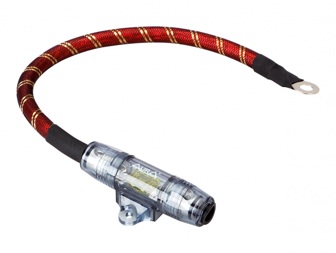 Колба mini ANL AuRa FHM-0430 обжатый кабель 4GA 30см