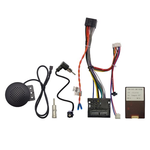 Комплект проводов для установки в Peugeot 407 (основной, CAN, динамик)