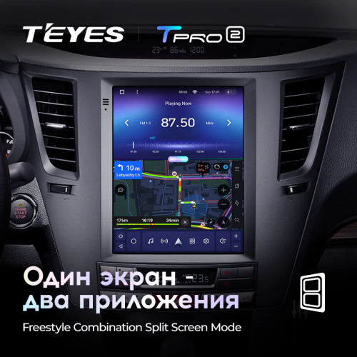 Штатная магнитола Teyes TPRO 2 Subaru Outback 4 BR Legacy 5 DS 2009-2014