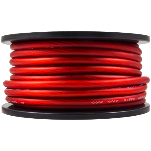 Провод силовой AMP OFC Ultraflexible 4Ga красный медь (1 метр)