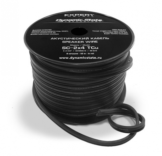 Dynamic State SC 2x4 TCuWR Акустический кабель 2х4 мм² (1метр)