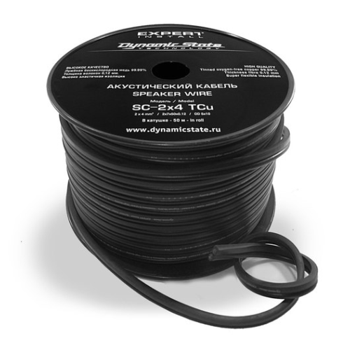 Dynamic State SC 2x4 TCuWR Акустический кабель 2х4 мм² (1метр)