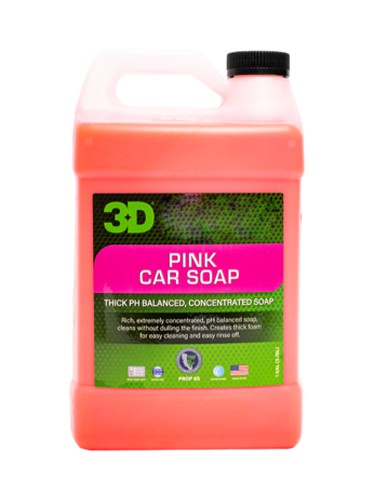 3D Pink Car Soap - концентрированный шампунь 3,78л