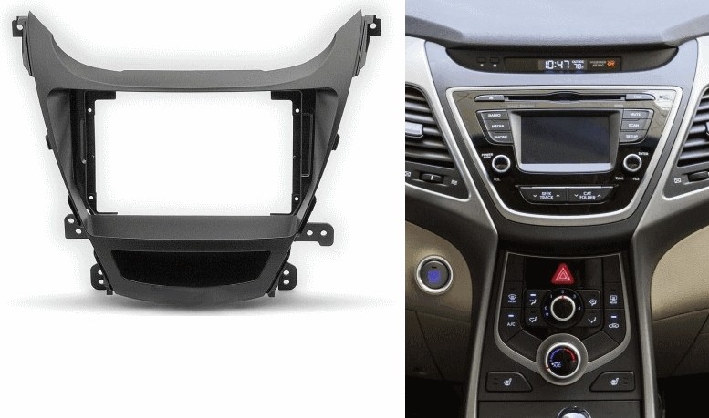 Переходная рамка для установки автомагнитолы Carav 22-274 Hyundai Elantra / Avante 2013-2016 9"
